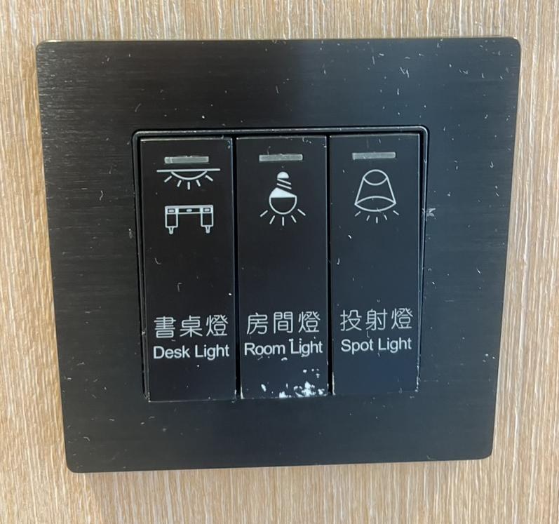 OP-HK-04 客房除塵清潔 開關面板 示意圖